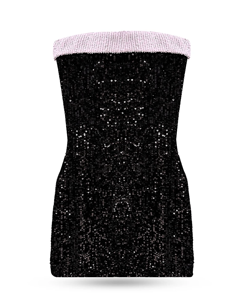 KatieJnyc Girls' Tween Star Sequin Mini Dress - Big Kid