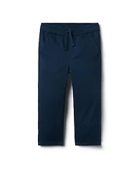 Janie and Jack Boys' The Twill Pull-On Pant - Little Kid