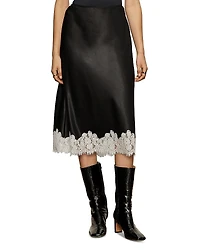 Sanctuary One Of A Kind Satin Skirt