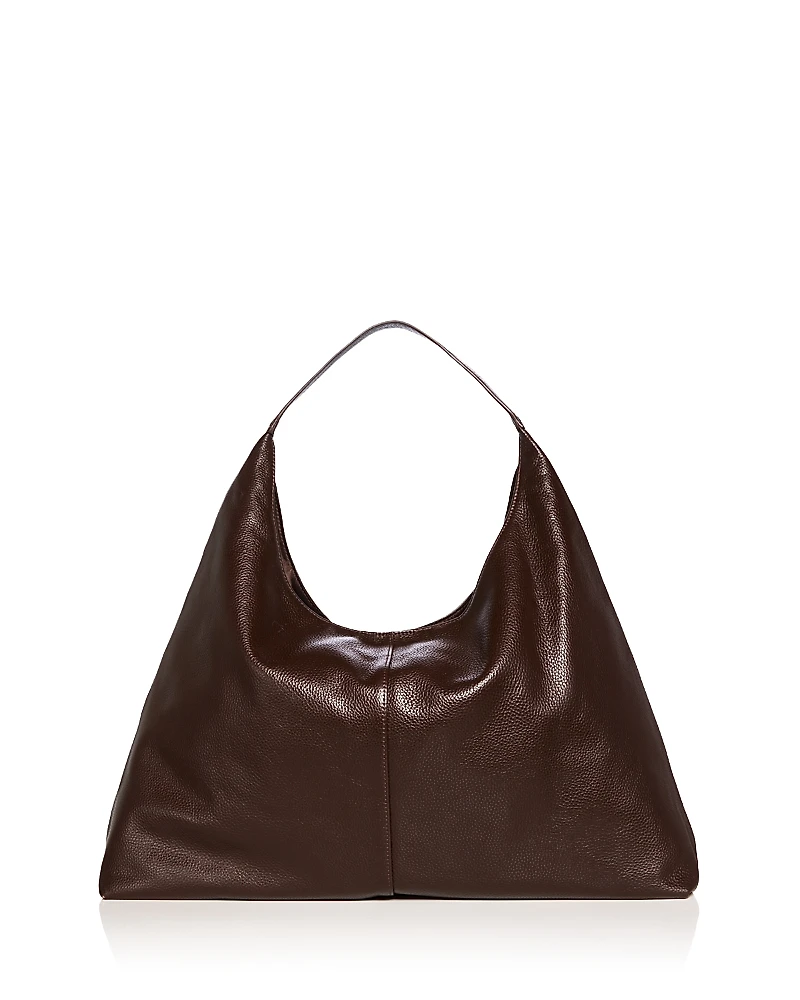 Aqua Slouchy Leather Hobo Tote - Exclusive