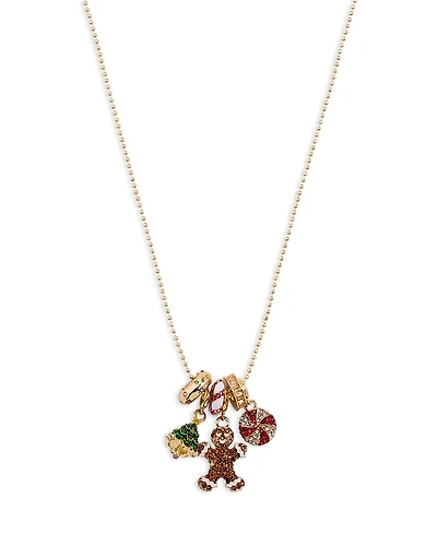 Baublebar Holly Jolly Charm Necklace, 18-21