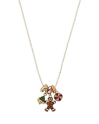 Baublebar Holly Jolly Charm Necklace, 18-21