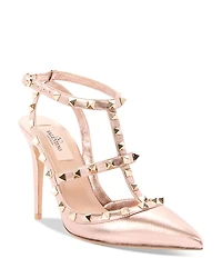 Valentino Garavani Women's Strappy Studded Pumps