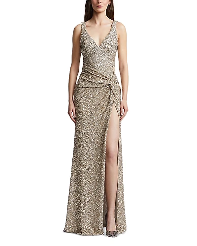 Bcbgmaxazria Goldie Sequin Gown