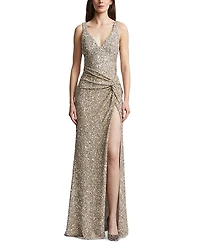 Bcbgmaxazria Goldie Sequin Gown