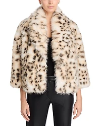 Love Token Faux Fur Jacket
