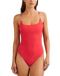 Reiss Trim One Piece Swimsuit