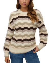 Vero Moda Vmdoja Long Sleeve O Neck Pullover Sweater