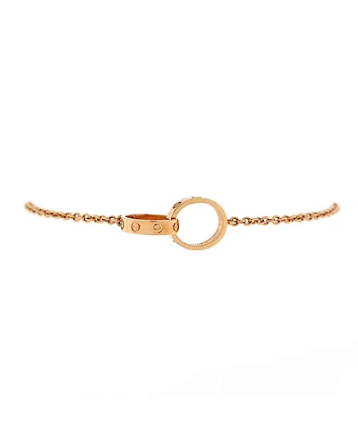Pre-Owned Cartier Love Interlocking Bracelet 18K Rose Gold