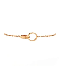 Pre-Owned Cartier Love Interlocking Bracelet 18K Rose Gold