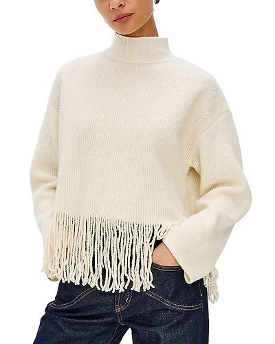 Rails Lise Wool Blend Mock Neck Sweater