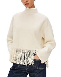 Rails Lise Wool Blend Mock Neck Sweater
