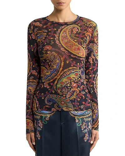 Etro Long Sleeve Top