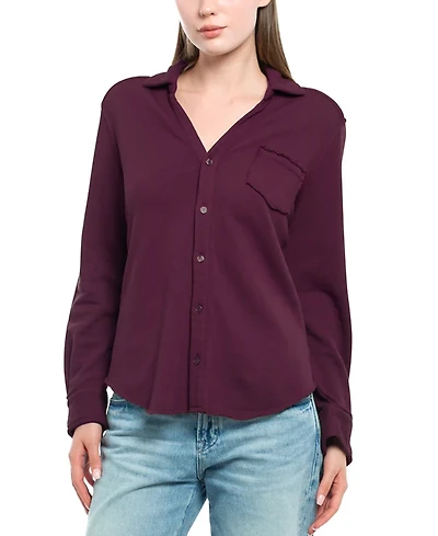 Wilt Clothing Button Front Sweatshirt