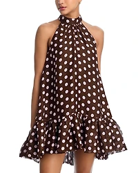 Cara Arca Linen Silk Mini Dress