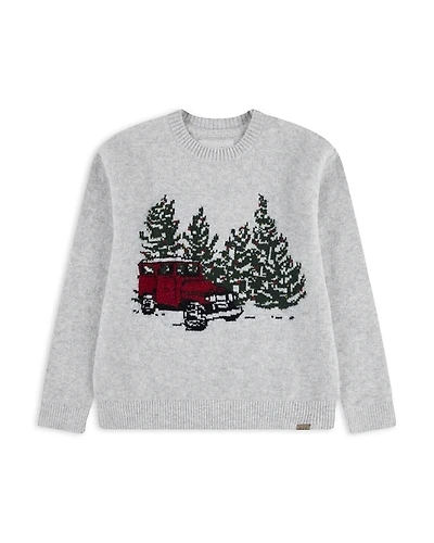 abercrombie kids Boys' Truck Crewneck Sweater - Big Kid