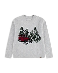 abercrombie kids Boys' Truck Crewneck Sweater - Big Kid