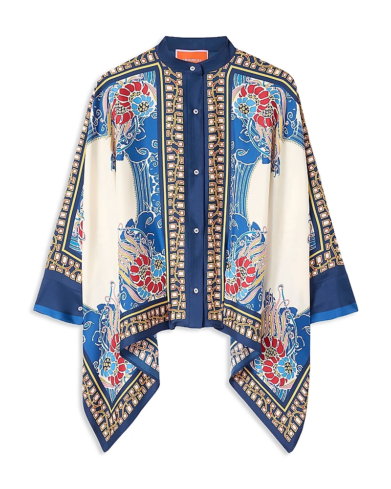 La DoubleJ Silk Foulard Shirt