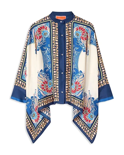 La DoubleJ Silk Foulard Shirt