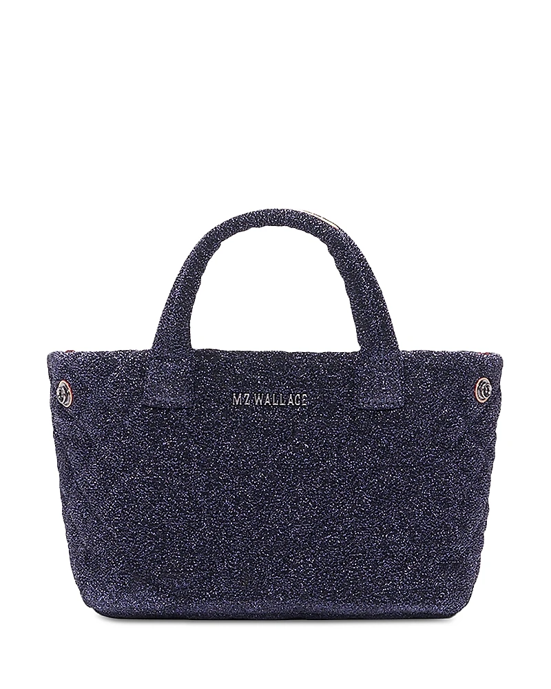 Mz Wallace Metro City Mini Shimmer Quilted Tote Bag