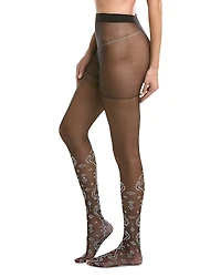 High Heel Jungle Lace Amour Tights