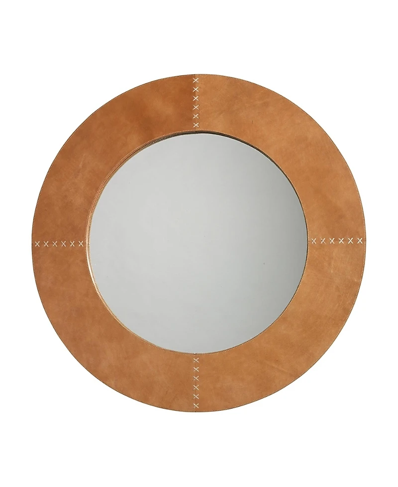 Jamie Young Round Cross Stitch Mirror