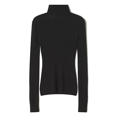 Lanvin Merino Wool and Silk Turtleneck Sweater