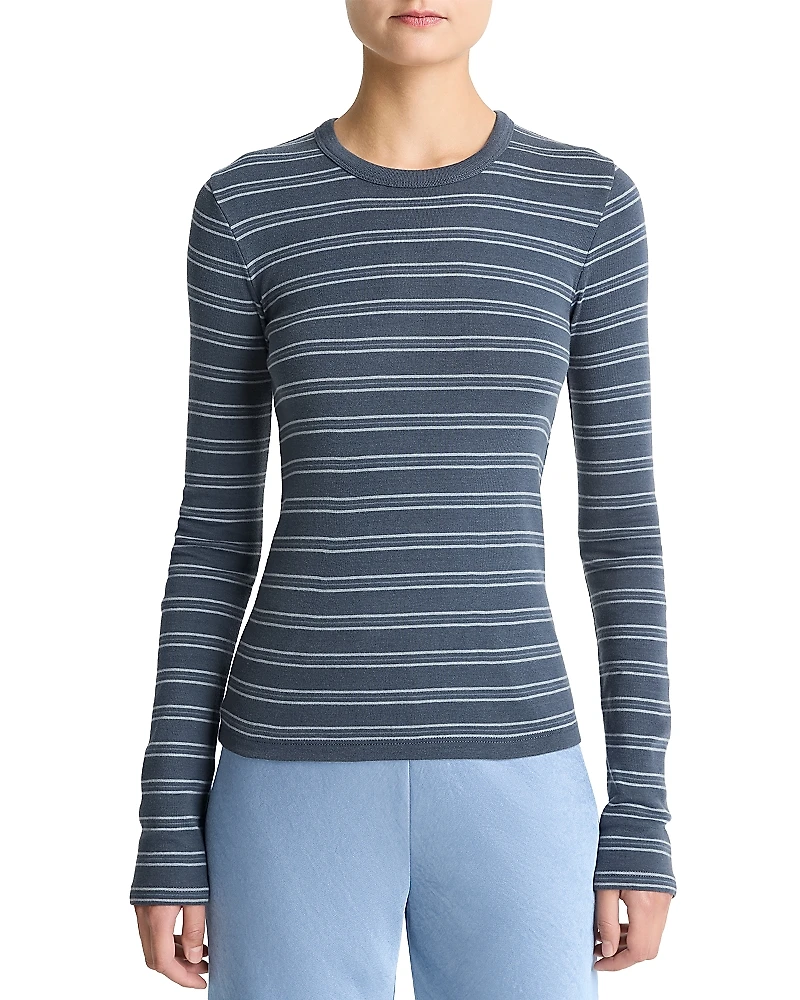 Vince Stripe Long Sleeve Tee