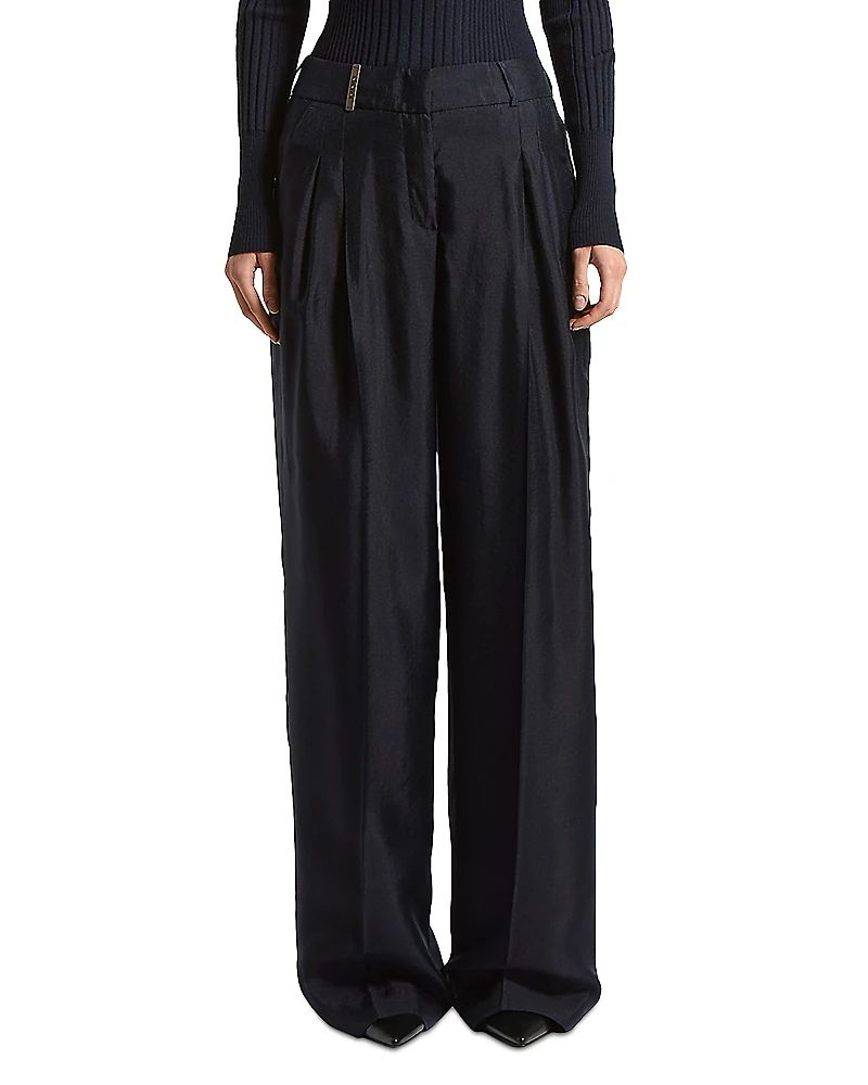 Peserico Inverted Pleat Pants