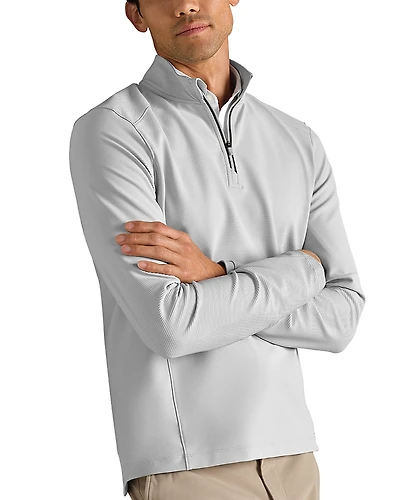 Rhone Covert Ribbed Quarter Zip Sweatshirt