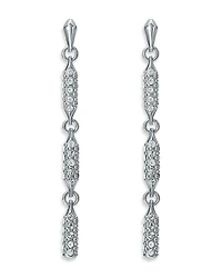 Ted Baker Corinne Cosmic Crystal Silver Tone Drop Earrings, 1.9L