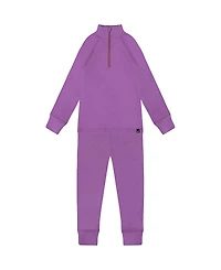Deux par Unisex Two-Piece Thermal Underwear Set - Little Kid, Big Kid