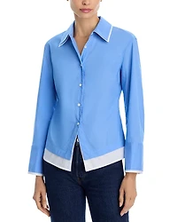 Veronica Beard Bonnie Layered Look Shirt