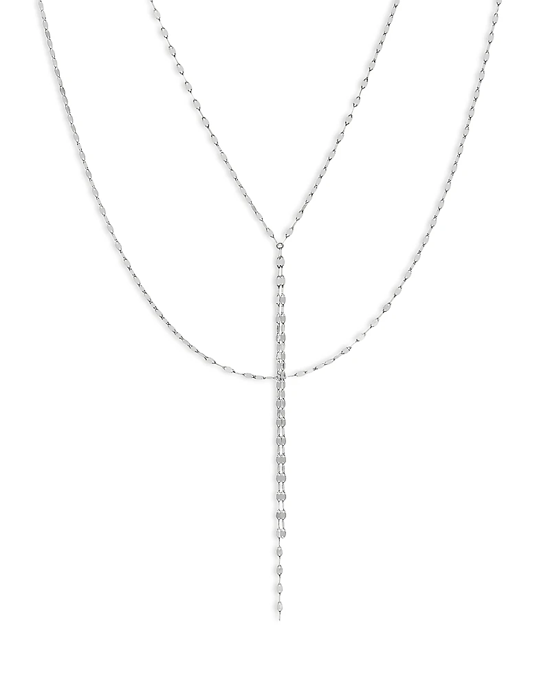 Lana 14K Gold Double Strand Blake Lariat Necklace