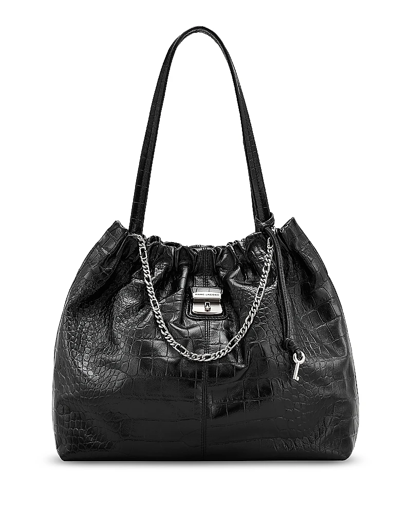 Marc Jacobs The Cristina Croc Embossed Leather Tote