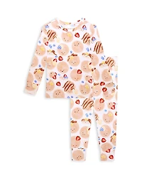 Posh Peanut Unisex Pancakes Classic Pajama Set - Toddler