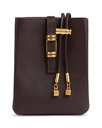 Reiss Vienna Leather Phone Pouch Crossbody