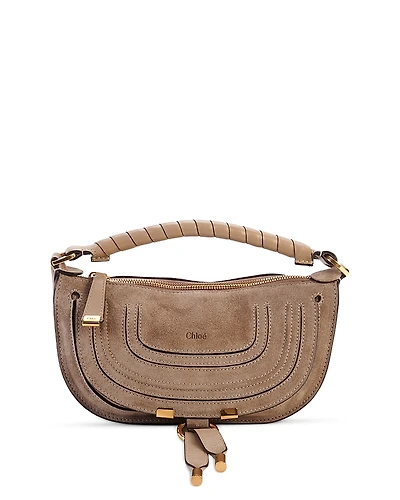 Chloe Marcie Mini Suede Shoulder Bag