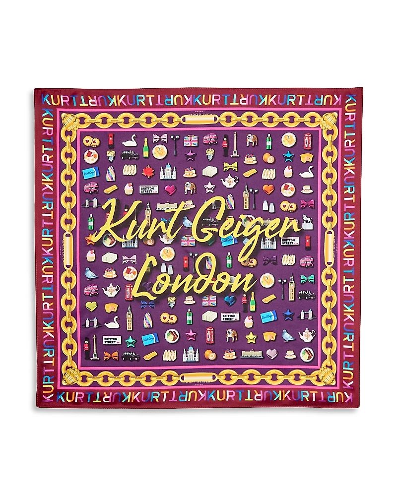 Kurt Geiger London Women's London Icons Silk Scarf