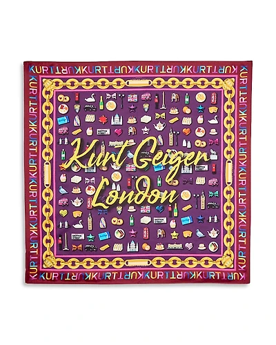 Kurt Geiger London Women's London Icons Silk Scarf