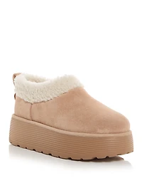Stuart Weitzman Women's Shearling Platform Booties