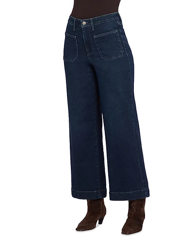 Nydj Teresa High Rise Wide Leg Ankle Jeans