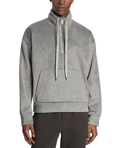 Michael Kors Flannel Quarter Zip Sweatshirt