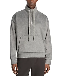 Michael Kors Flannel Quarter Zip Sweatshirt