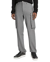 Michael Kors Wool Zip Pocket Cargo Pants