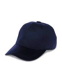Vince Cashmere Baseball Cap with Leather Strap
