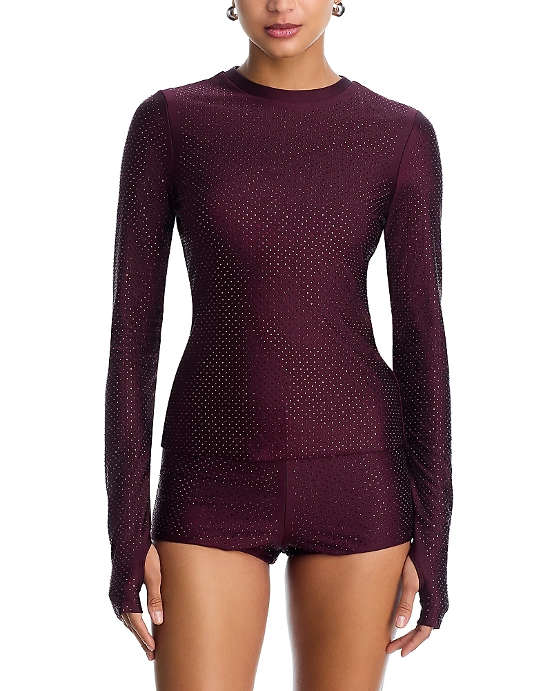 Afrm Kaylee Embellished Top