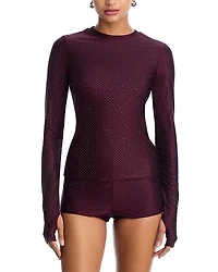 Afrm Kaylee Embellished Top