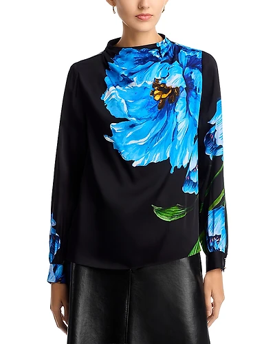 Elie Tahari The Ember Silk Blouse
