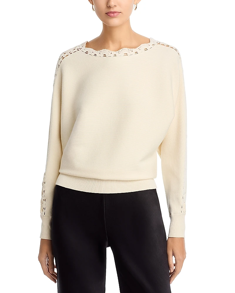 Elie Tahari The Juniper Dolman Sleeve Sweater